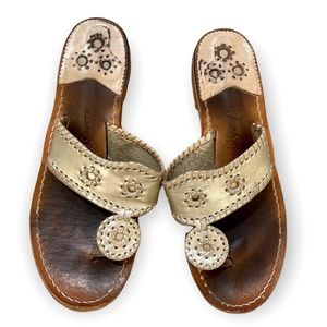 Jack Rogers platinum Jacks Flat sandals 9